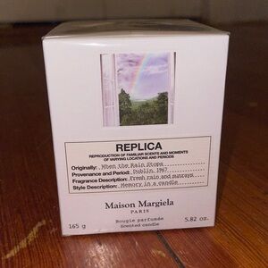 Replica When the Rain Stops Candle